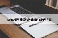 大的也很可爱捏by笋香腊肉的简单介绍